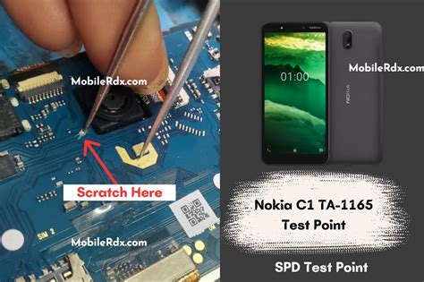 Nokia C1 TA 1165 Test Point Frp Bypass Using Unlock Tool