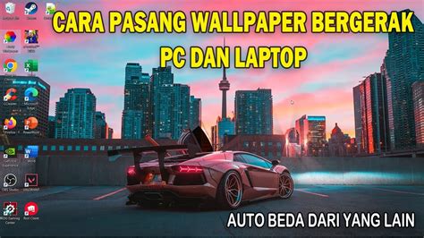 Cara Pasang Wallpaper Bergerak Di PC Laptop Pakai Suara Tanpa Suara