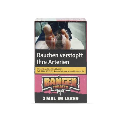 Kaufen Sie Shisha Tabak BANGER TOBACCO 3 MAL IM LEBEN 500g SHISHARIA De