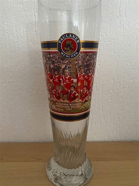 Paulaner Fc Bayern M Nchen Glas Weizenbier Weissbier Neu Im Kanton