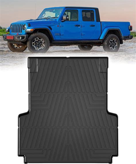 Mixsuper Liner Truck Bed Mat For Jeep Gladiator JT 5ft Bed 2020 2024