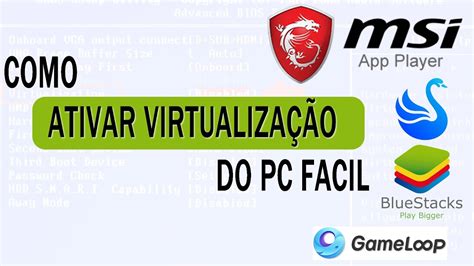 Como ativar a Virtualização De Qualquer PC Emulador SMART GAGA