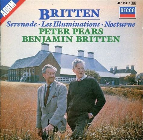 駿河屋 BENJAMIN BRITTEN conduct PETER PEARS tenor BARRY TUCKWELL horn