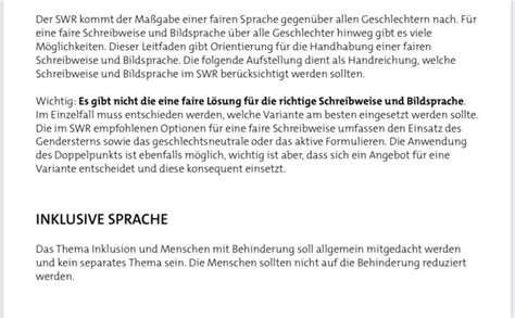 Verein Deutsche Sprache VDS on Twitter Der SWR möchte Inklusion