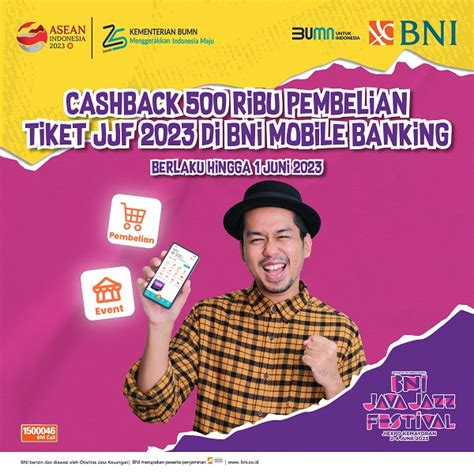 Promo Pembelian Tiket BNI Java Jazz Festival 2023 Dengan BNI Mobile