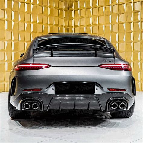 Brabus Style Carbon Fiber Rear Diffuser For 2019 2020 Benz Amg Gt63