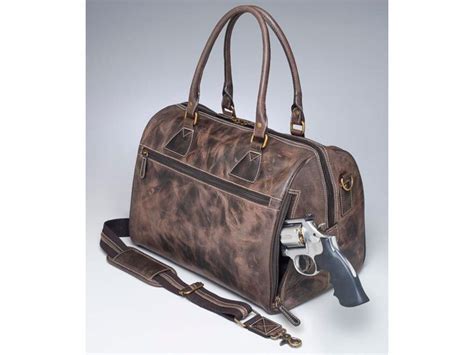 Gun Tote N Mamas 15 Duffel Bag Concealed Carry Purse Buffalo Leather