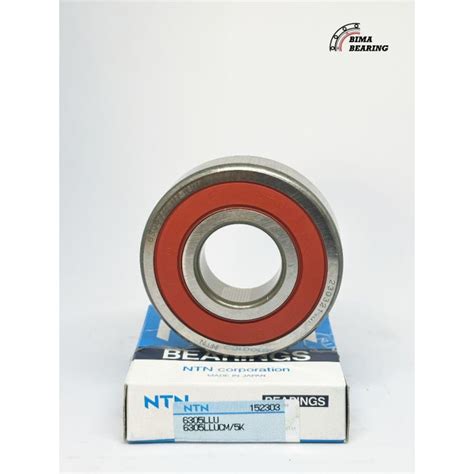 BALL BEARING 6305 2RS LL TUTUP KARET LAHER 25X62X17 LAHAR NTN JAPAN