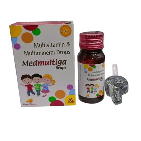 Medmultiga Multivitamin Multimineral Drops Packaging Size 30 Ml At Rs