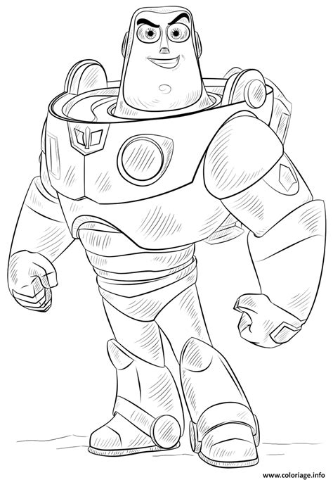 Coloriage Buzz Lightyear Toy Story Dessin Toy Story à imprimer