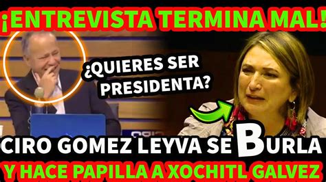 Entrevista Termina Muy Mal En Vivo Ciro Gomez Leyva Le Da Una Paliza