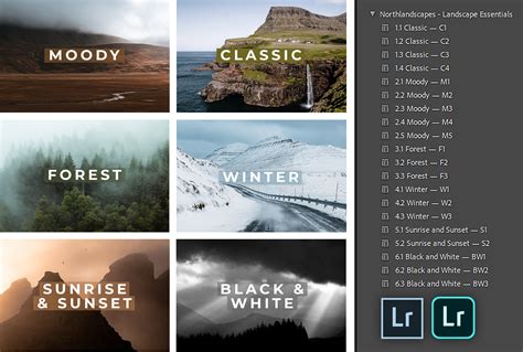 Essential Collection: 20 Landscape Lightroom Presets