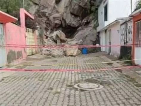 Reportan Derrumbe De Rocas En Santa Mar A Tulpetlac En Ecatepec