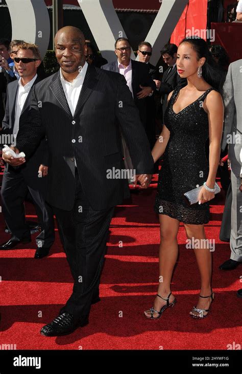 Mike Tyson and Monica Turner at the Annual ESPY Awards, held at the ...