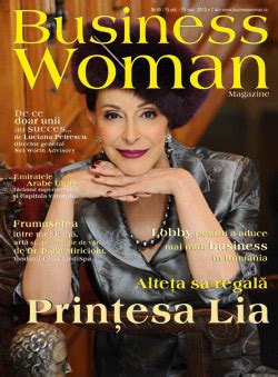 Revista Business Woman Magazine Poza Coperta Printesa Lia