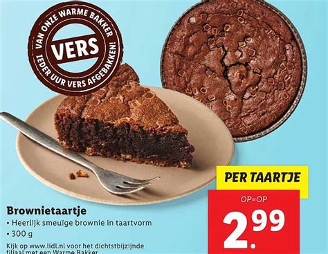 Brownietaartje Aanbieding Bij Lidl Folders Nl