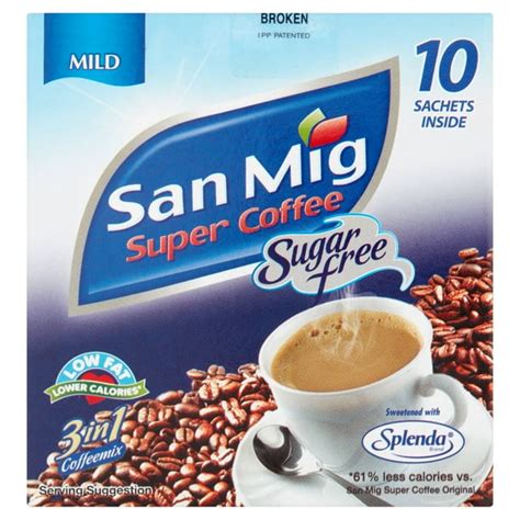 San Mig Super Coffee Mild 3in1 Coffeemix, 10 count - Walmart.com - Walmart.com