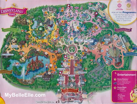 Disneyland Paris Map Printable - Printable Maps