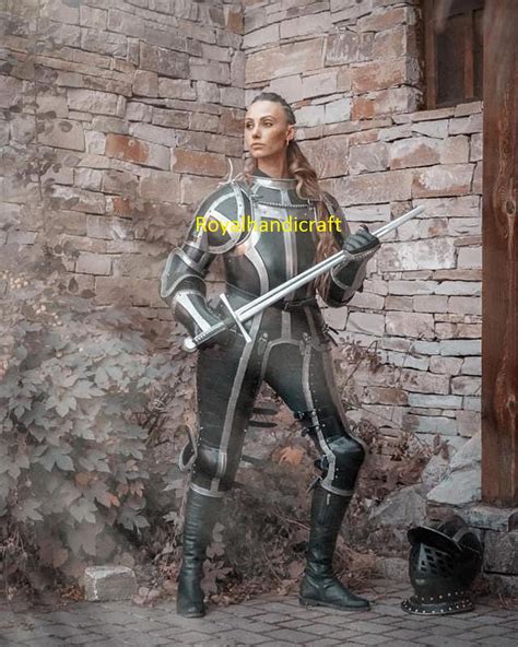 Medieval Woman Lady Armor With Armor Female Knight Warrior - Etsy