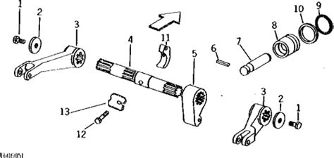 B Backhoe Loader Rockshaft Piston And Lift Arms I Epc John