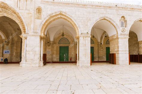 Vista De La Mezquita De Al Aqsa En El Monte Del Templo En Jerusal N