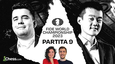 Campionato Del Mondo Di Scacchi FIDE 2023 Partita 9 Del Match Nepo