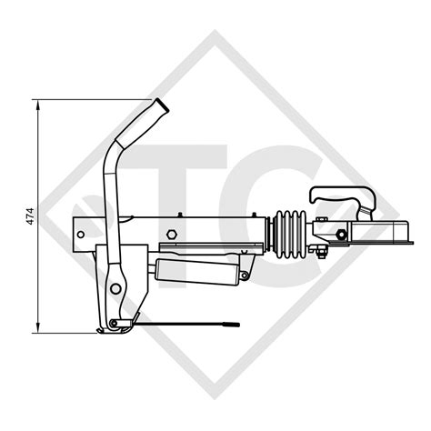 Enganche De Inercia En V Tipo Rab F A Kg Trailer Center