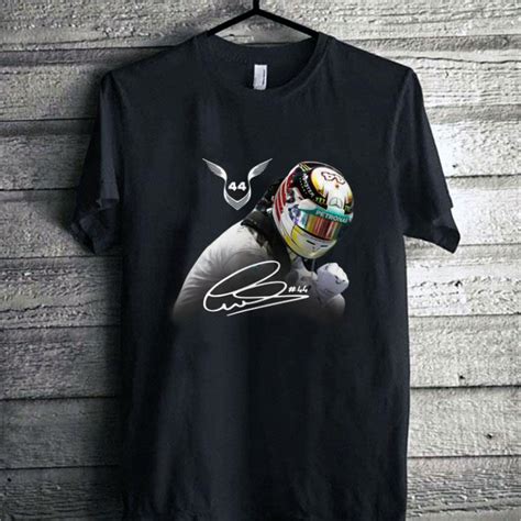 Official Lewis Hamilton F World Drivers Champion Signature Shirt