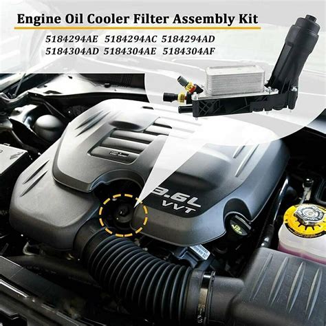 Engine Oil Cooler And Filter Housing Adapter Kits 5184294ae 5184294ad 5184294ac Us Ebay