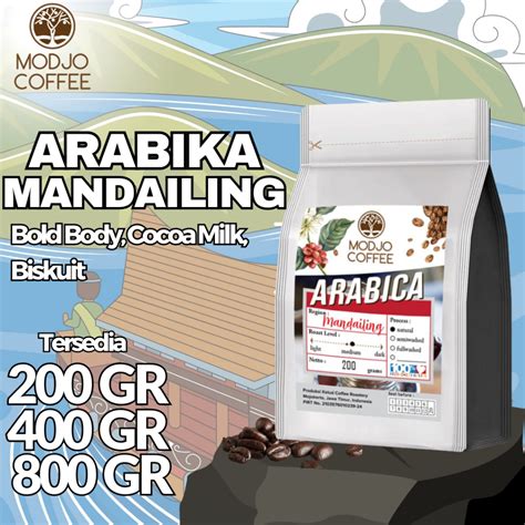 Jual Biji Kopi Bubuk Arabika Mandailing Sumatra Arabica Coffee Beans