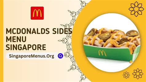 Mcdonalds Sides Menu Singapore Prices 2024