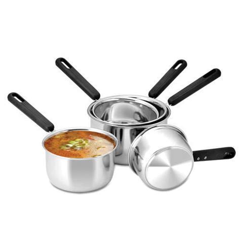 Stainless Steel Induction Saucepan Set at Best Price in Vasai | Anjali ...