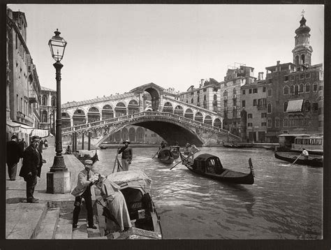 Historic Bandw Photos Of Venice Italy 19th Century Monovisions