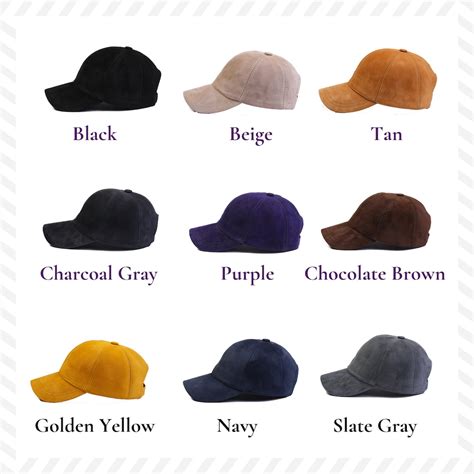 Suede Leather Baseball Cap Hatsquare Baseball Cap Man Leather