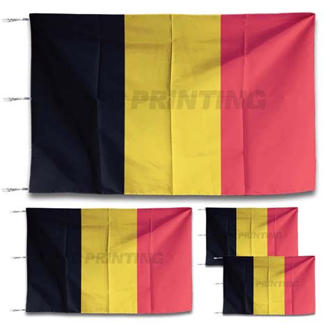 Jual Bendera Belgia Belgium flag Bendera Negara Belgia Warna CMYK Bahan ...