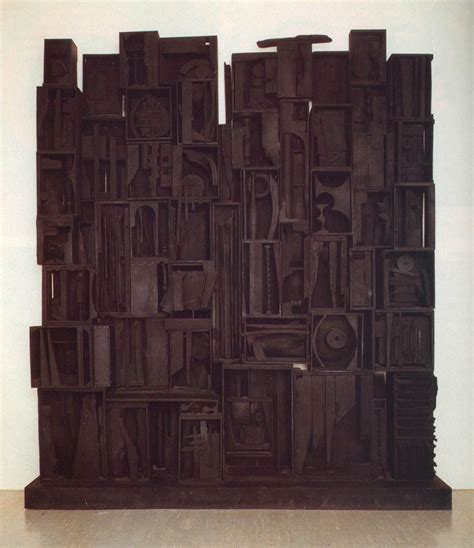 Louise Nevelson. "Sky Cathedral". 1958. | Louise nevelson, Art, History