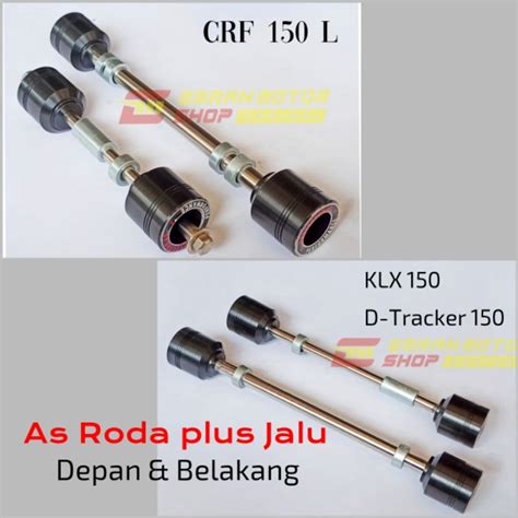 Jual As Roda Plus Jalu As KLX 150 CRF 150 Dtracker 150 Set Depan