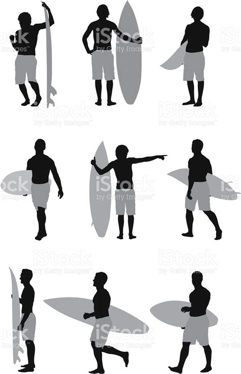 Surfboard Drawing Silhouette Drawing Surfboard