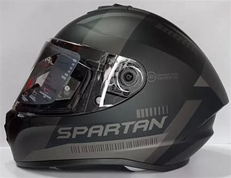 Casco Moto Spartan Draken Certificado Ece2205 Mate