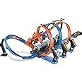 Amazon Hot Wheels Corkscrew Crash Track With Motorized Boosters Amazon Exclusive Toys