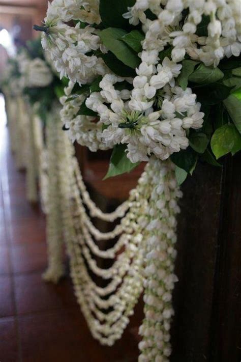 Unique Arrangement For The Church At Caleruega Using Sampaguita