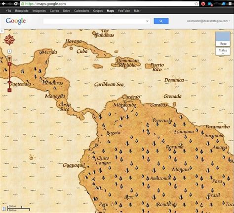 Google maps edición tesoro la broma del April s fools de los amigos de