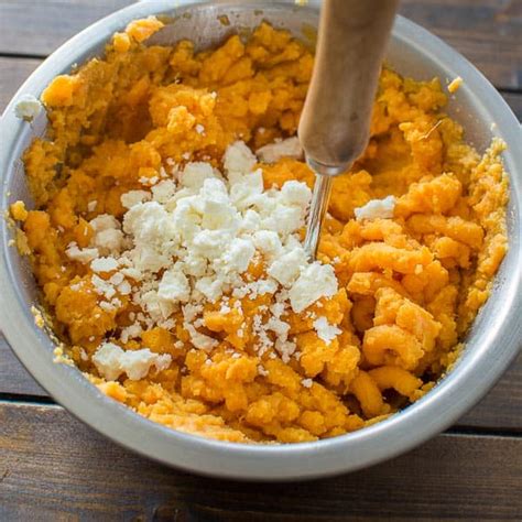 Mashed Yams with Feta - COOKTORIA