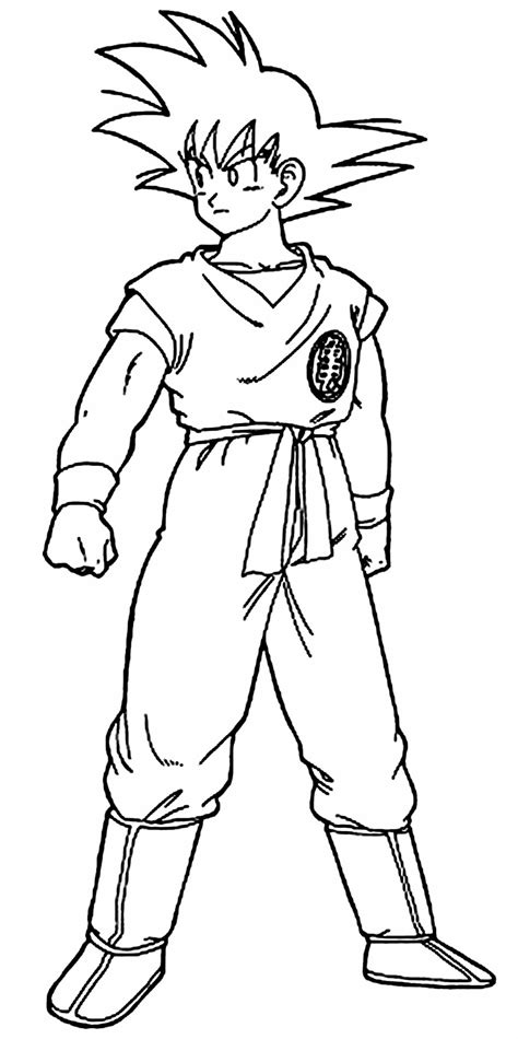 Desenhos Para Colorir Goku