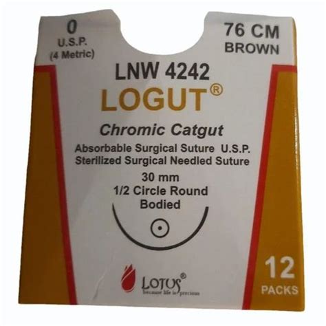 Straight Lotus LNW 4242 Sterilized Surgical Needled Suture At Rs 3200