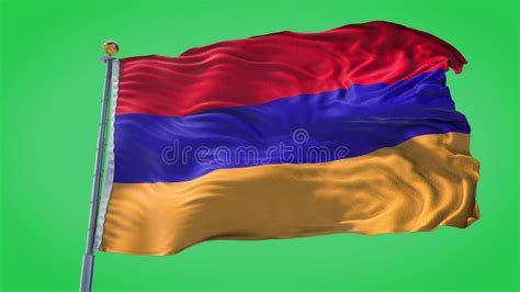 Armenia Flag Video Waving In Wind Armenia Flag Wave Loop Waving In