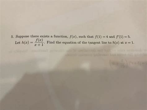 Solved Suppose There Exists A Function F X Such That Chegg