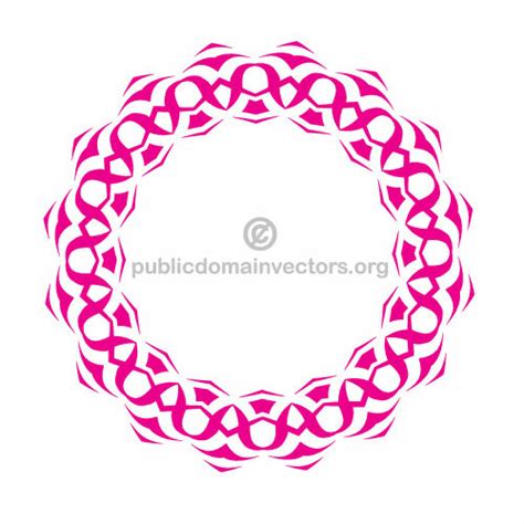 decorative circular shape vector public domain vectors
