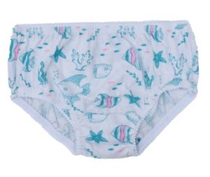 Kit Calcinha Infantil Fundo Do Mar Everly Pe As Calcinhas