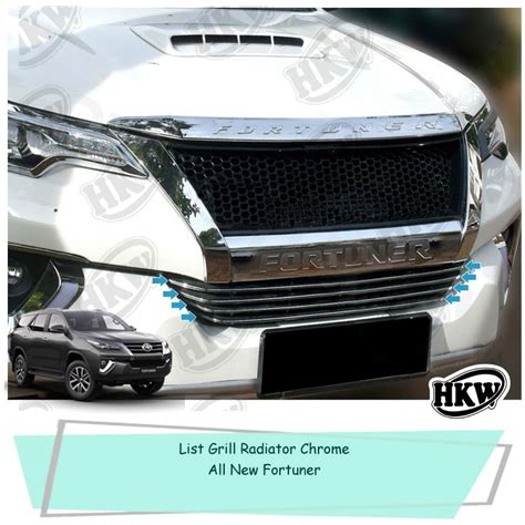 Jual List Grill Radiator Front Grill Radiator Trim Chrome Mobil All New